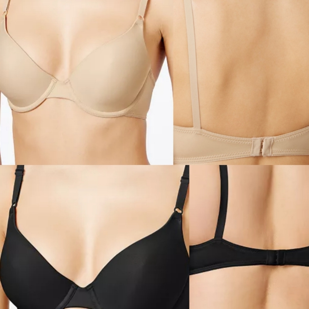 One fab fit shaper Tshirt bra. 34DD choose color